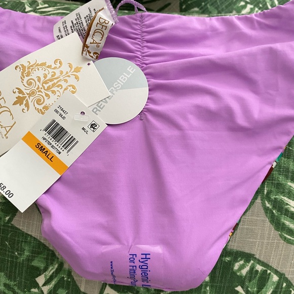 Becca NWT Reversible Bikini Bottoms SMALL - Picture 8 of 8